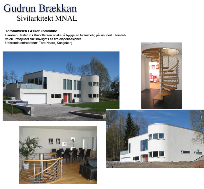 Funkishus i Torstadveien, Asker kommune