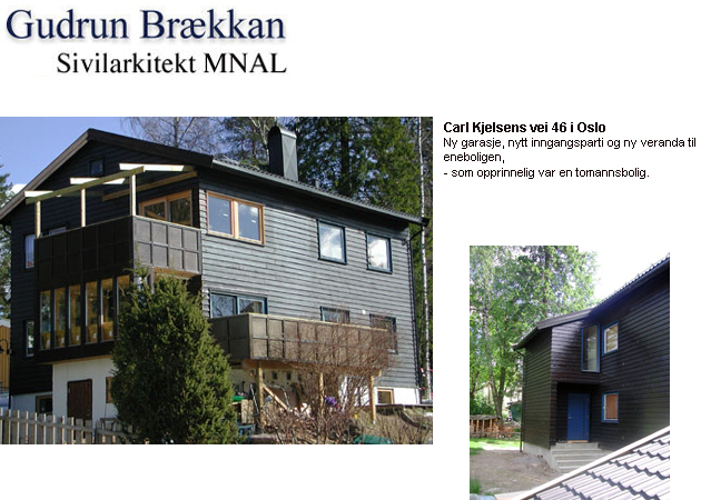 Nytt inngangsparti, Carl Kjelsens vei 46