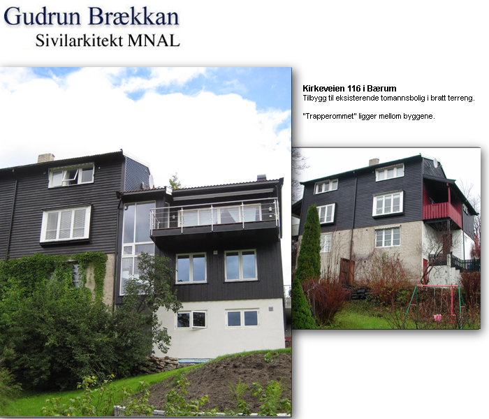 Påbygg i Kirkeveien 116